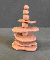 zen stones of clay